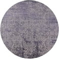 thumbnail image 1 of Ahgly Company Indoor Round Mid-Century Modern Purple Oriental Area Rugs, 4' Round, 1 of 6