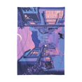 thumbnail image 6 of Yayeee Tablecloths for Rectangular Tables 54 x 54 inch Party Table Cover, Cat Walking in Street, 6 of 6