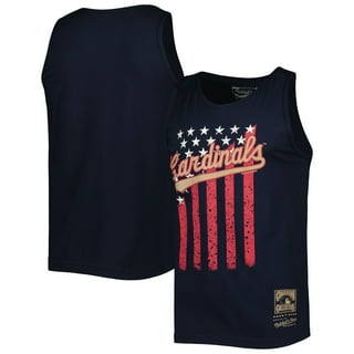 Ozzie Smith St. Louis Cardinals Mitchell & Ness Youth Cooperstown Collection Mesh Batting Practice Jersey - Navy