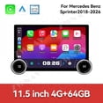thumbnail image 3 of ZWNAV 11.5 inch Android 15 Car Radio For Mercedes Benz Sprinter 2018-2026 Car Multimedia Video Player GPS Navigation Carplay Head Unit Touch Screen 4G, 3 of 15