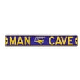 thumbnail image 2 of Navy Citadel Bulldogs 6" x 36" Man Cave Steel Street Sign, 2 of 7