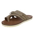 thumbnail image 1 of Leather Sandals,Adjustable Flat Casual Slippers for Women & Ladies, 1 of 1