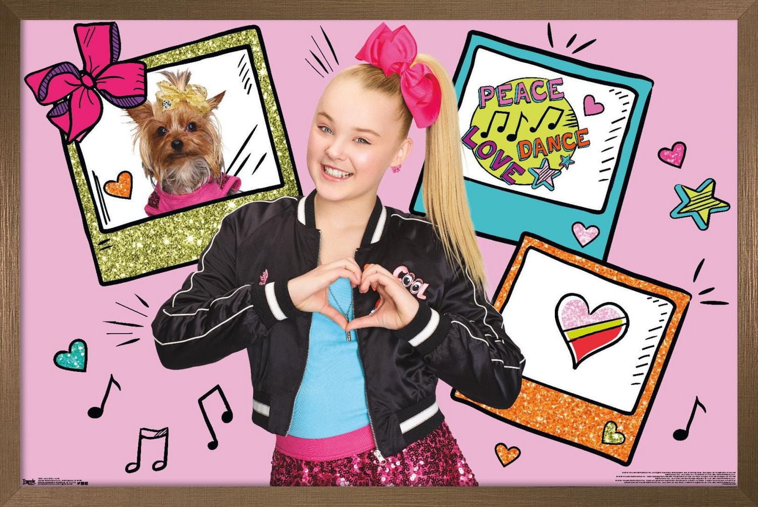 JoJo Siwa - Love Wall Poster, 22.375" x 34"