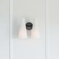 thumbnail image 7 of Modway Beacon 2-Light Wall Sconce in Opal Black, 7 of 7