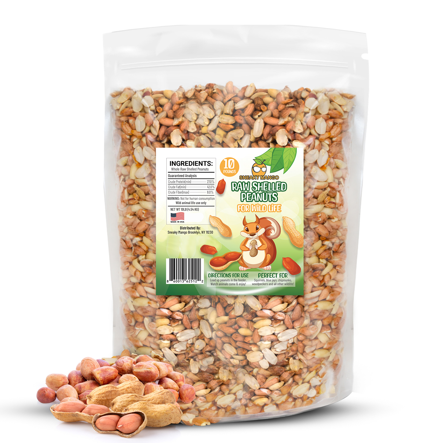 Fresh American Grown Raw In-Shell Hazelnuts - Large Filberts - 5lb Bag