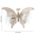 thumbnail image 3 of YFTDEF Christmas Butterflies Decoration Props, Rose Gold Polyester Butterfly, Sparkling 30x22in for Christmas Trees, Walls, Versatile Holiday Decor, Lightweight and Easy to Hang, 3 of 3