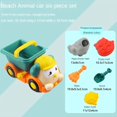 thumbnail image 1 of Baby Bathing Beach Toy Shovel Playing Water Hourglass Set, Carrying Luggage Trolley Case, 1 of 5