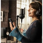 Shure SM4 Rugged Wired Condenser Microphone for Home Studio, Vocals, Stage, Studio, Home, Recording - 20 Hz to 20 kHz - 150 Ohm - Cardioid - Shock Mount, Clamp Mount, Stand Mountable - 3-Pin XLR