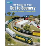 Ho Railroad from Set to Scenery (Model Railroader) [Paperback - Used]