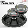 thumbnail image 5 of 5 Core 12 Inch Subwoofer 400W Car Audio Woofer 4 Ohm Replacement Deep Bass Component Loud Speaker, 5 of 13