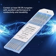 thumbnail image 2 of Nonradioactive Pure Tungsten Electrode For Ac Tig Welding, Stable Arc, Low Burnoff Rate, Tig Welding Equipment With High Conductivity Durability For Kitchen Sink Area (2.4Mm×175Mm), 2 of 5