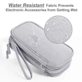 thumbnail image 4 of Bolsa organizadora de accesorios electrónicos Bevegekos gris claro, 4 of 6
