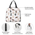 thumbnail image 4 of Easygdp Yoga Labrador Retriever Bolsa Térmica Premium - Tela Oxford Impermeable, Gran Capacidad, Bolsillo Frontal, Unisex para Trabajo, Escuela, Actividades al Aire Libre y Picnics, 4 of 8