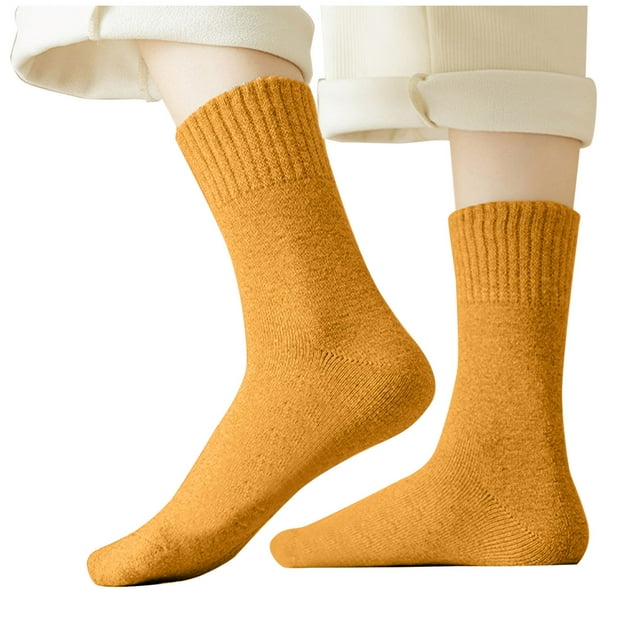 Chaussettes d'Hiver pour Femmes, en Molleton pour Garder au Chaud et au Froid