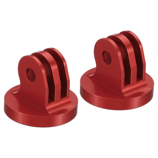 Unique Bargains Aluminum Tripod Mount Adapter, Camera Tripod Conversion Adapter, Red, 2 Pack