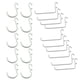 thumbnail image 5 of 20 Piezas Ganchos J para Tablero Perforado Ganchos de Almacenamiento Ganchos para Organizador de Pared Accesorios de Ganchos Material Metálico Estabil, 5 of 8