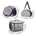 thumbnail image 4 of Bolsas multifunción para gatos, con estampado de flores, de goma EVA, portátil, plegable, para transportar perros y gatos, para viajar y acampar, 4 of 5
