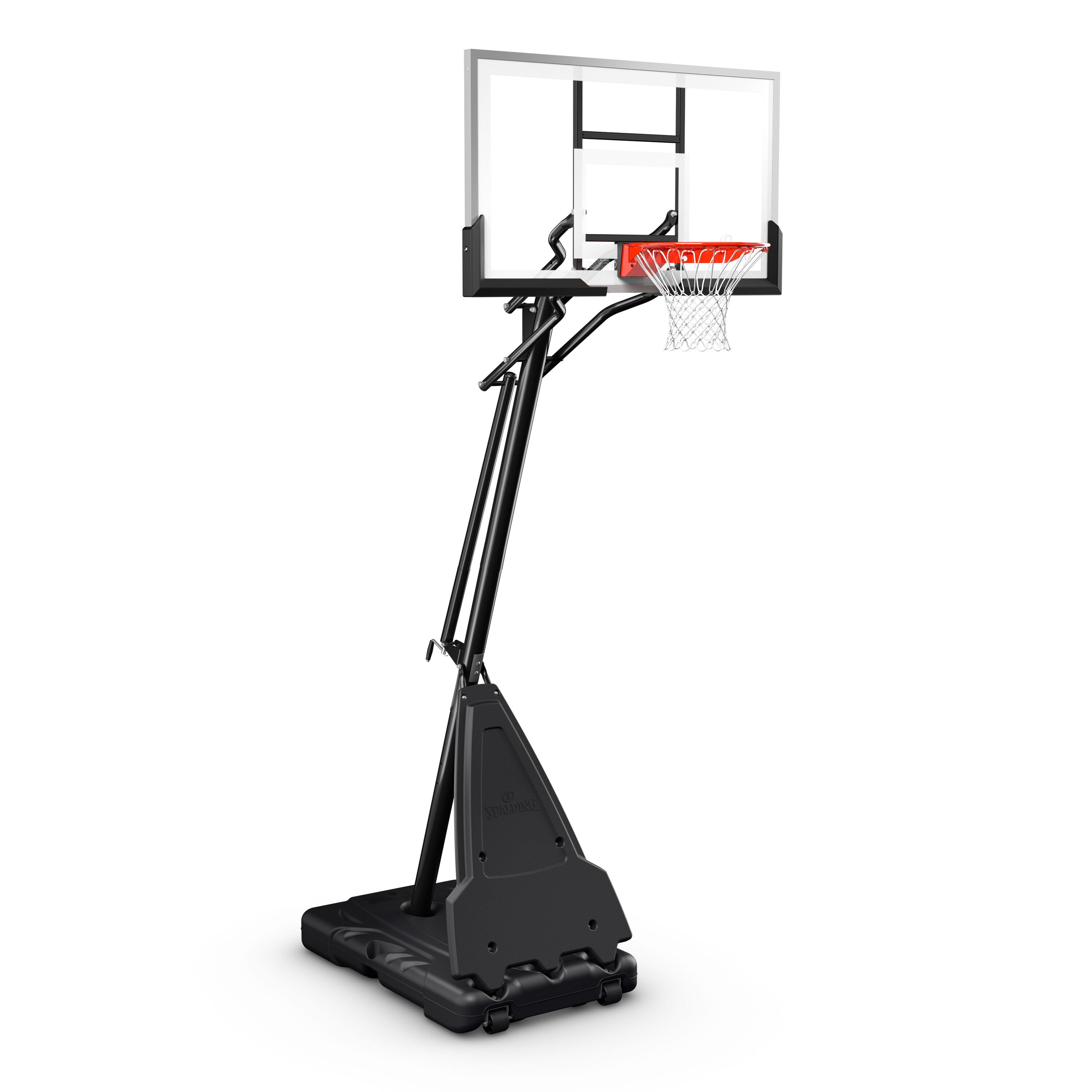 Spalding 54 Performance Acrylic RapidLock Portable Basketball Hoop
