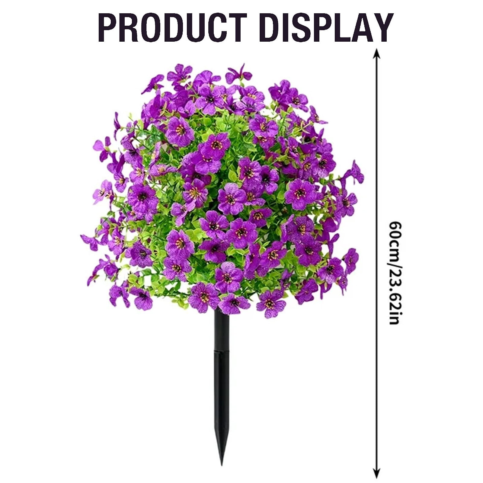 Fall Tree Artificial Trees Artificial Flowers for Outdoors Artificial Shrubs Artificial Plants Topiary Balls Artificial Fake Plants Artificial Trees Fake Bush Topiary Trees 23.62in Purple*2