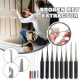 thumbnail image 3 of Daily Mix Store 12-Piece Broken Key Extractor Set Hook & Needle Tools for Removing Jammed, Snapped or Broken Keys from Door Locks Universal Repair Kit Carbon Steel, 3 of 9