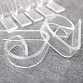 thumbnail image 2 of 24 piezas Clips de plástico para mantel Clips transparentes para mantel Clips de soporte para fiesta Picnic, 2 of 5