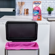 Hefty Ultra Strong 13 Gallon Trash Bags, Tall Kitchen Trash Bags, Pink, Fabuloso Watermelon Scent, 40 Bags