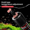 thumbnail image 2 of Aquarium Heater, 25W/50W/75W/100W/200W/300W Submersible Fish Tank Heater with Over-Temperature Protection and Automatic Power-Off When Leaving Water for Saltwater and Freshwater, 2 of 7