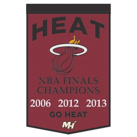 WinCraft Miami Heat 24 x 38 Championship Banner