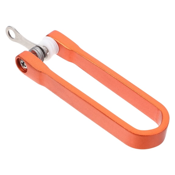 LITINKIMI Outdoor Key Clamp in Bright Orange, Stainless Steel & Aluminum Alloy for Easy and Secure Key Carrying