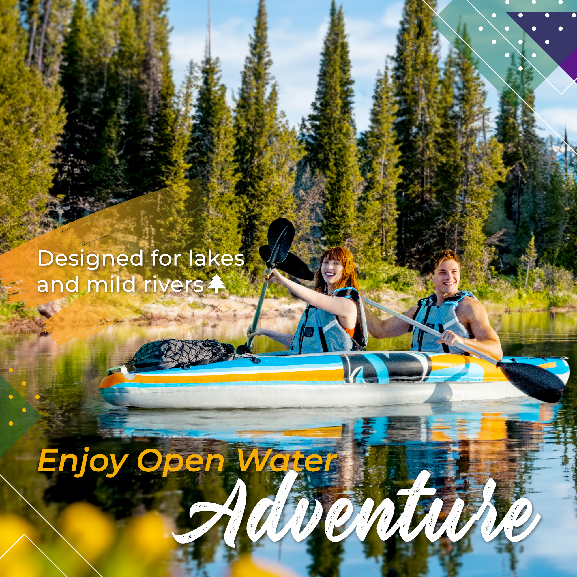 Sunlite Sports 2-Person Inflatable Kayak photo 7