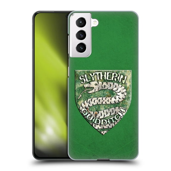 Head Case Designs Officially Licensed Harry Potter Prisoner Of Azkaban V Slytherin Quidditch Badge Hard Back Case Compatible with Samsung Galaxy S21 5G