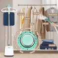 thumbnail image 6 of Standing Garment Steamer, 2000W Powerful Steamer for Clothes, 10 Steam Levels, 2.7L Water Tank for 90 Mins Continuous Steaming, Home  Use (Pearl Green), 6 of 15