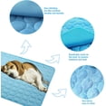 thumbnail image 4 of Big Pet Ice Silk Pad Dog Cat Pad Cool Pad Cooling Supplies Car Seat Pet Diaper Mat Machine Washable Summer Breathable Cool Down ShopWise Round, 4 of 10