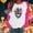#1Hot Pink, variant on Byworldtasic Mardi Gras Long-Sleeve T-Shirt for Women Plus Size Raglan Sleeve Carnival Graphic Top