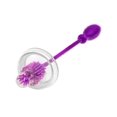 thumbnail image 5 of A-BRUSH 2 pcs set Silicone Bottle Brushes BPA Free - Bottle Washer FDA Approved - Long Handle Antibacterial Baby Bottle & Nipple Brush Ideal for Glass & Plastic Water Bottles (Green / Purple Set of 2), 5 of 7