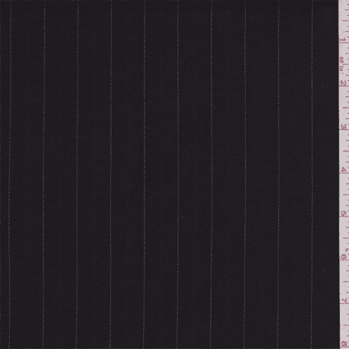 Black Pinstripe Sateen Suiting, Fabric Sold By the Yard - Walmart.com