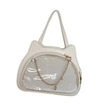thumbnail image 4 of Bolso de hombro con forma de gato de piel sintética jinwen para mujer regalo de cumpleaños, 4 of 8
