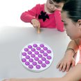 thumbnail image 3 of Autismo necesita juguete Push Bubble Fingertip Juego de mesa Stress Reliever (Púrpura) Ndcxsfigh Nuevos Originales, 3 of 5