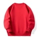 thumbnail image 3 of Gibobby Sudaderas para niños pequeños, playera de algodónBebé Niños Manga Larga Color Sólido Sin Capucha Sudaderas Top Niños Unisex Abrigo Blusa(Rojo, 2-3 Años), 3 of 4