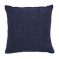thumbnail image 3 of Better Trends Enrich Decorative & Throw Pillow, 100% Polyester, 50" x 60" Throw & 18" x 18" Pillow, Navy, 3 of 7