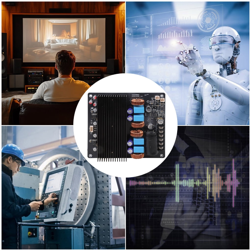 600W Stereo Sound Amplifiers Board with TPA3255 Chip Enhances Electric Defense