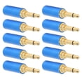 thumbnail image 4 of Conector de repuesto de 3,5 mm Conector de audio para auriculares Carcasa de cobre mono Terminal de soldadura chapado en oro Cabezal de equilibrio estéreo, 4 of 8