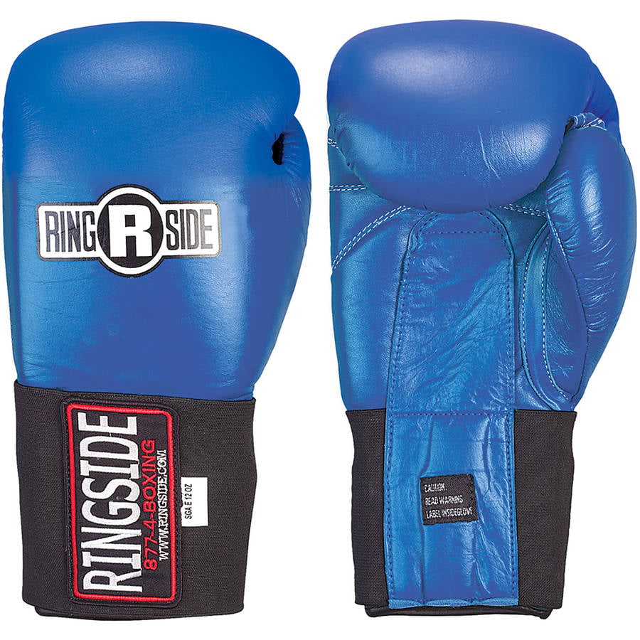 Ringside Competition-Like Safety Sparring Gloves Hook & Loop 10 oz Blue ...