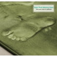 thumbnail image 4 of Clara Clark 2 Piece Premium Memory Foam Bathroom Mat Set, Set of 2 20x32 inch Bath Rugs, Sage Green, 4 of 6