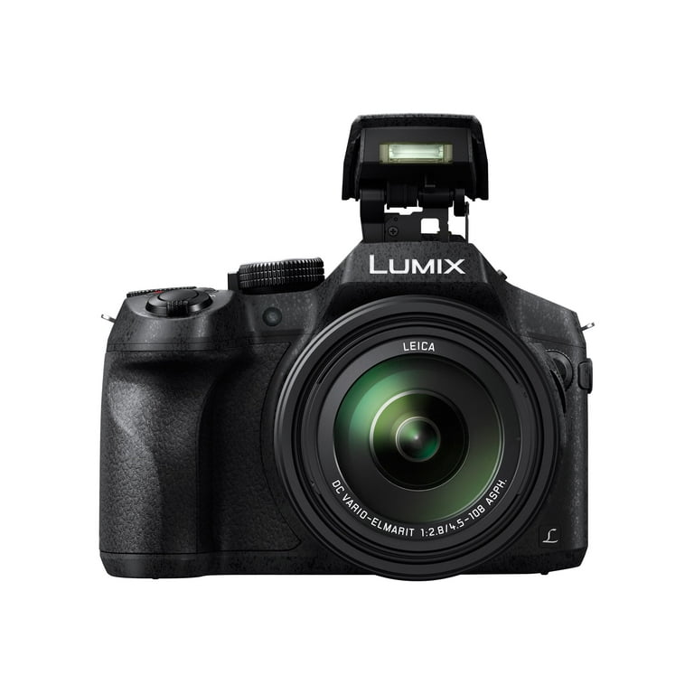 Panasonic Lumix DMC-FZ300 - Digital camera - compact - 12.1 MP - 4K / 25  fps - 24x optical zoom - Leica - Wi-Fi - black 