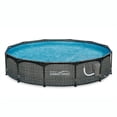 thumbnail image 1 of Summer Waves Piscine hors Sol Ronde à Cadre 12 Pieds x 33 Pouces avec Pompe, 1 of 6