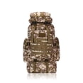 thumbnail image 2 of Mochilas al aire libre Capacidad grande Impermeable Senderismo Camping Camping Mochilas Pesca Caza Escalada Botella de agua Bolsa para adultos Desierto Camuflaje Yuarrent OD003511-04, 2 of 7