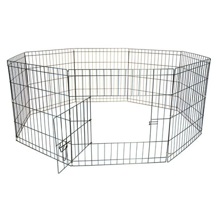 UPC: 0799665921439 | Iconic Pet Octagon 8-Panel Portable (Foldable) Pet Dog Cat Wire Pen  24  Height