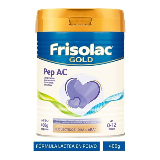 Fórmula con hierro para lactantes Frisolac Gold Pep AC etapa 1 de 0 a 12 meses 400 g