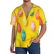 thumbnail image 1 of Fotbe Easter eggs (2) Camisa Estampada de Manga Corta para Hombre, Casual de Verano, Estilo Playero, Sin Arrugas-4X-Large, 1 of 5